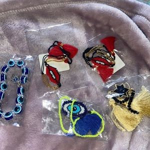 Evil eye bracelets and star